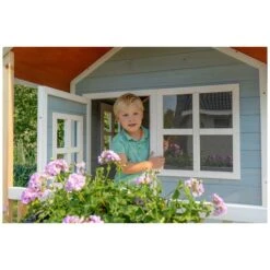 EXIT TOYS EXIT Loft 500 Houten Speelhuis - Blauw Online Kopen? -EXIT TOYS Winkel 600x600 141