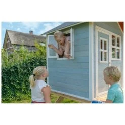 EXIT TOYS EXIT Loft 500 Houten Speelhuis - Blauw Online Kopen? -EXIT TOYS Winkel 600x600 142