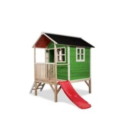 EXIT TOYS EXIT Loft 300 Houten Speelhuis - Groen Online Kopen? -EXIT TOYS Winkel 600x600 22