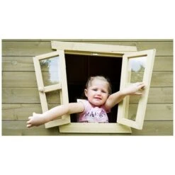 EXIT TOYS EXIT Crooky 150 Houten Speelhuis - Grijsbeige Online Kopen? -EXIT TOYS Winkel 600x600 240