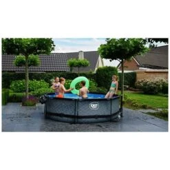 EXIT TOYS EXIT Stone Zwembad ø300x76cm Met Filterpomp En Overkapping Online Kopen? -EXIT TOYS Winkel 600x600 2642