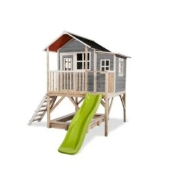 EXIT TOYS EXIT Loft 550 Houten Speelhuis - Grijs Online Kopen? -EXIT TOYS Winkel 600x600 398