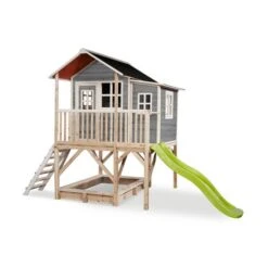 EXIT TOYS EXIT Loft 550 Houten Speelhuis - Grijs Online Kopen? -EXIT TOYS Winkel 600x600 412