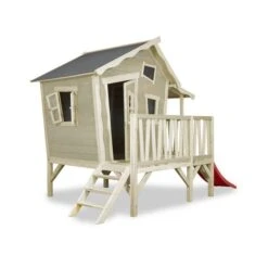 EXIT TOYS EXIT Crooky 350 Houten Speelhuis - Grijsbeige Online Kopen? -EXIT TOYS Winkel 600x600 433
