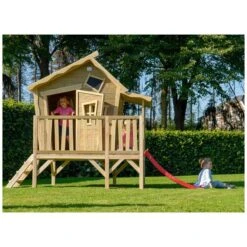 EXIT TOYS EXIT Crooky 350 Houten Speelhuis - Grijsbeige Online Kopen? -EXIT TOYS Winkel 600x600 435
