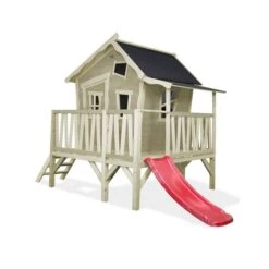 EXIT TOYS EXIT Crooky 350 Houten Speelhuis - Grijsbeige Online Kopen? -EXIT TOYS Winkel 600x600 439