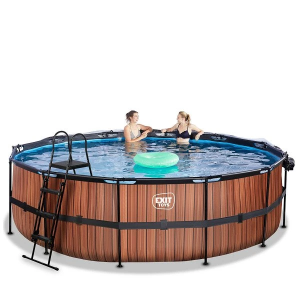 EXIT TOYS EXIT Wood Zwembad ø488x122cm Met Zandfilterpomp En Overkapp Online Kopen? 7 EXIT TOYS EXIT Wood Zwembad ø488x122cm Met Zandfilterpomp En Overkapp Online Kopen? - Afbeelding 7