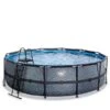 EXIT TOYS EXIT Stone Zwembad ø488x122cm Met Zandfilterpomp - Grijs Online Kopen?