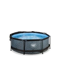 EXIT TOYS EXIT Stone Zwembad ø244x76cm Met Filterpomp En Schaduwdoek Online Kopen? -EXIT TOYS Winkel 600x600 771