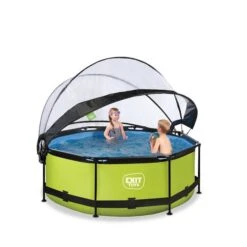 EXIT TOYS EXIT Lime Zwembad ø244x76cm Met Filterpomp En Overkapping - Online Kopen? -EXIT TOYS Winkel 600x600 818
