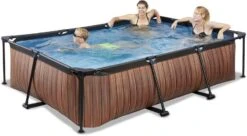 EXIT TOYS EXIT Wood Zwembad - 300 X 200 X 65 Cm - Met Filterpomp -EXIT TOYS Winkel 662 1200 exit 30 00 32 10 int 4