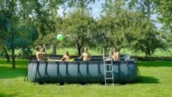 EXIT TOYS EXIT Wood Zwembad - 540 X 250 X 122 Cm - Met Zandfilterpomp En Trap -EXIT TOYS Winkel 675 1200 exit 30 27 53 10 int 8