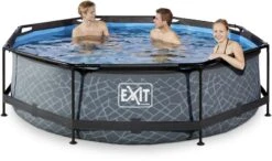 EXIT TOYS EXIT Stone Zwembad - 300 X 76 Cm - Met Filterpomp -EXIT TOYS Winkel 711 1200 exit 30 12 10 00 int 4