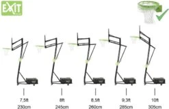 EXIT TOYS EXIT Galaxy Verplaatsbaar Basketbalpaal Met Dunkring -EXIT TOYS Winkel 900 1350 exit 46 05 11 00 int 11