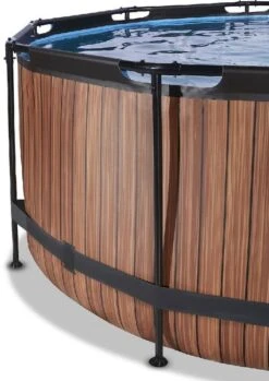 EXIT TOYS EXIT Wood Zwembad - 360 X 122 Cm - Met Zandfilterpomp En Trap -EXIT TOYS Winkel 900 638 exit 30 27 12 10 int 3