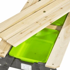 EXIT TOYS EXIT Aksent Zand-, Water- En Picknicktafel (1 Bankje) Met Parasol En Tuingereedschap -EXIT TOYS Winkel exit aksent zand water en picknicktafel 1 bankje met parasol en tuingereedschap a248476 3