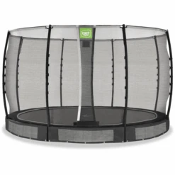 EXIT TOYS EXIT Allure Class Ic Ground Trampoline ΓΈ 366 Cm Met Veiligheidsnet, Groen
