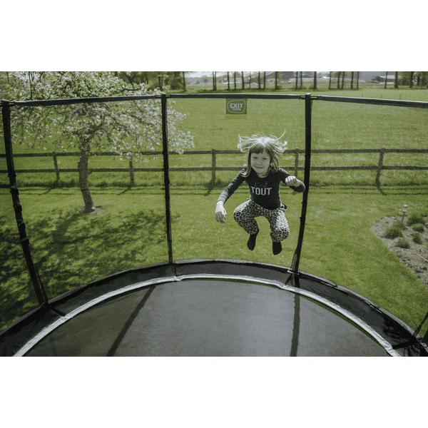 EXIT TOYS EXIT Allure Premium Trampoline ø366cm - Zwart 5 EXIT TOYS EXIT Allure Premium Trampoline ø366cm - Zwart - Afbeelding 5