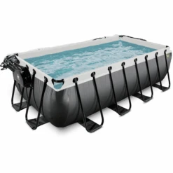 EXIT TOYS EXIT Black Leather Zwembad 400x200x100cm Met Sand Filterpomp En Afdekking - Zwar 7 EXIT TOYS EXIT Black Leather Zwembad 400x200x100cm Met Sand Filterpomp En Afdekking - Zwar -EXIT TOYS Winkel exit black leather zwembad 400x200x100cm met sand filterpomp en afdekking zwar a337753 2