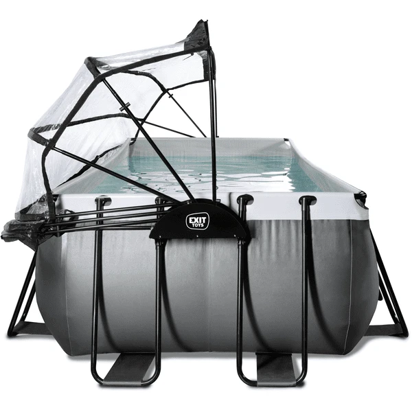EXIT TOYS EXIT Black Leather Zwembad 400x200x100cm Met Sand Filterpomp En Afdekking - Zwar 5 EXIT TOYS EXIT Black Leather Zwembad 400x200x100cm Met Sand Filterpomp En Afdekking - Zwar - Afbeelding 5