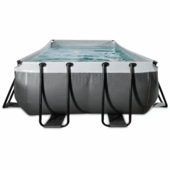 EXIT TOYS EXIT Black Leather Zwembad 540x250x100cm Met Filterpomp - Zwart -EXIT TOYS Winkel exit black leather zwembad 540x250x100cm met filterpomp zwart a337760 2