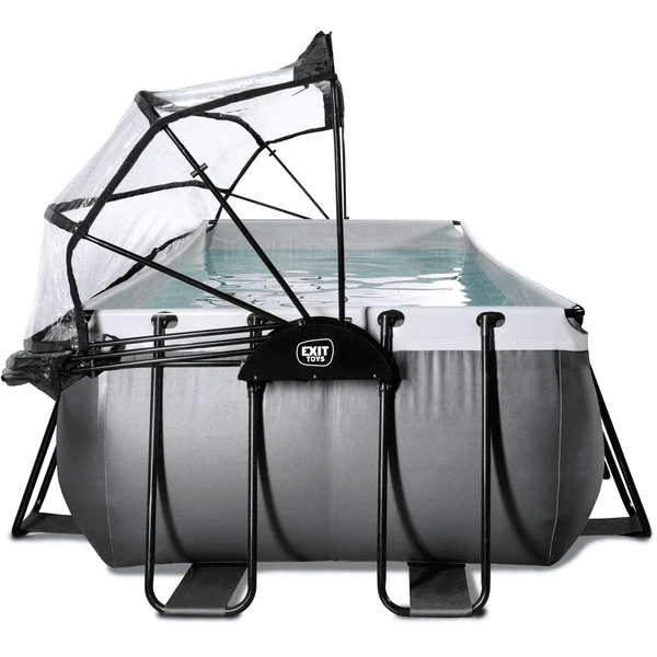 EXIT TOYS EXIT Black Leather Zwembad 540x250x100cm Met Sand Filterpomp, Afdekking En Warmtepomp - Zwart 5 EXIT TOYS EXIT Black Leather Zwembad 540x250x100cm Met Sand Filterpomp, Afdekking En Warmtepomp - Zwart - Afbeelding 5