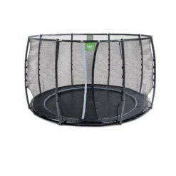 EXIT TOYS EXIT Dynamic Groundlevel Trampoline ø305cm Met Veiligheidsnet - Zwart
