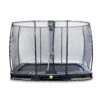 EXIT TOYS EXIT Elegant Inground Trampoline 214x366cm Met Economy Veiligheidsnet - Zwart
