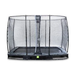 EXIT TOYS EXIT Elegant Inground Trampoline 214x366cm Met Economy Veiligheidsnet - Zwart