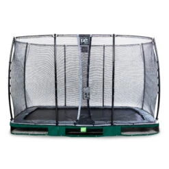 EXIT TOYS EXIT Elegant Inground Trampoline 244x427cm Met Economy Veiligheidsnet - Groen