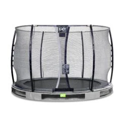 EXIT TOYS EXIT Elegant Inground Trampoline ø305cm Met Economy Veiligheidsnet - Grijs