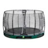 EXIT TOYS EXIT Elegant Inground Trampoline ø366cm Met Economy Veiligheidsnet - Groen