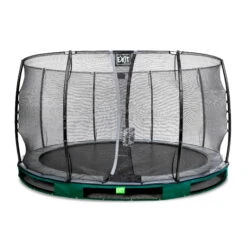 EXIT TOYS EXIT Elegant Inground Trampoline ø366cm Met Economy Veiligheidsnet - Groen
