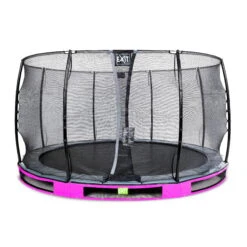 EXIT TOYS EXIT Elegant Inground Trampoline ø366cm Met Economy Veiligheidsnet - Paars