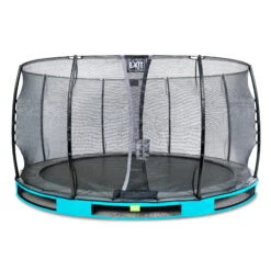 EXIT TOYS EXIT Elegant Inground Trampoline ø427cm Met Economy Veiligheidsnet - Blauw