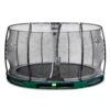 EXIT TOYS EXIT Elegant Inground Trampoline ø427cm Met Economy Veiligheidsnet - Groen