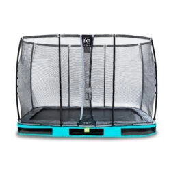 EXIT TOYS EXIT Elegant Premium Inground Trampoline 214x366cm Met Deluxe Veiligheidsnet - Blauw