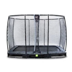 EXIT TOYS EXIT Elegant Premium Inground Trampoline 214x366cm Met Deluxe Veiligheidsnet - Zwart