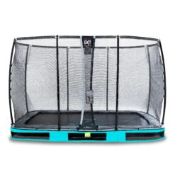 EXIT TOYS EXIT Elegant Premium Inground Trampoline 244x427cm Met Deluxe Veiligheidsnet - Blauw