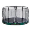 EXIT TOYS EXIT Elegant Premium Inground Trampoline ø366cm Met Deluxe Veiligheidsnet - Groen