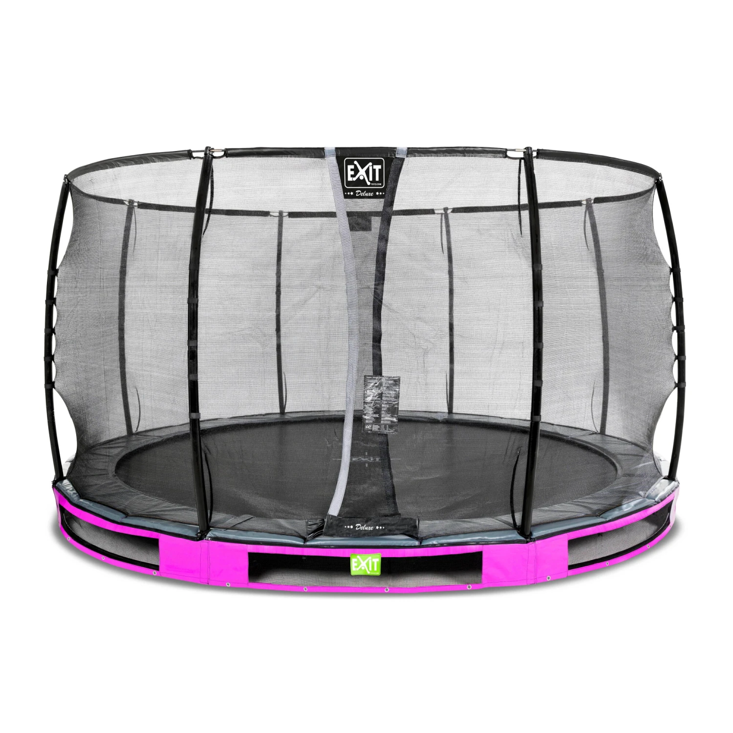 EXIT TOYS EXIT Elegant Premium Inground Trampoline ø366cm Met Deluxe Veiligheidsnet - Paars 1 EXIT TOYS EXIT Elegant Premium Inground Trampoline ø366cm Met Deluxe Veiligheidsnet - Paars