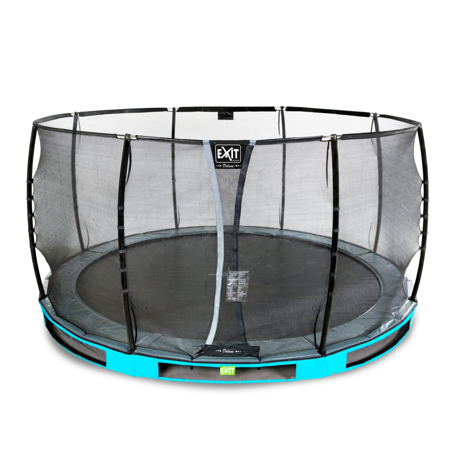 EXIT TOYS EXIT Elegant Premium Inground Trampoline ø427cm Met Deluxe Veiligheidsnet - Blauw 2 EXIT TOYS EXIT Elegant Premium Inground Trampoline ø427cm Met Deluxe Veiligheidsnet - Blauw - Afbeelding 2
