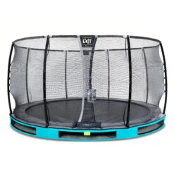 EXIT TOYS EXIT Elegant Premium Inground Trampoline ø427cm Met Deluxe Veiligheidsnet - Blauw
