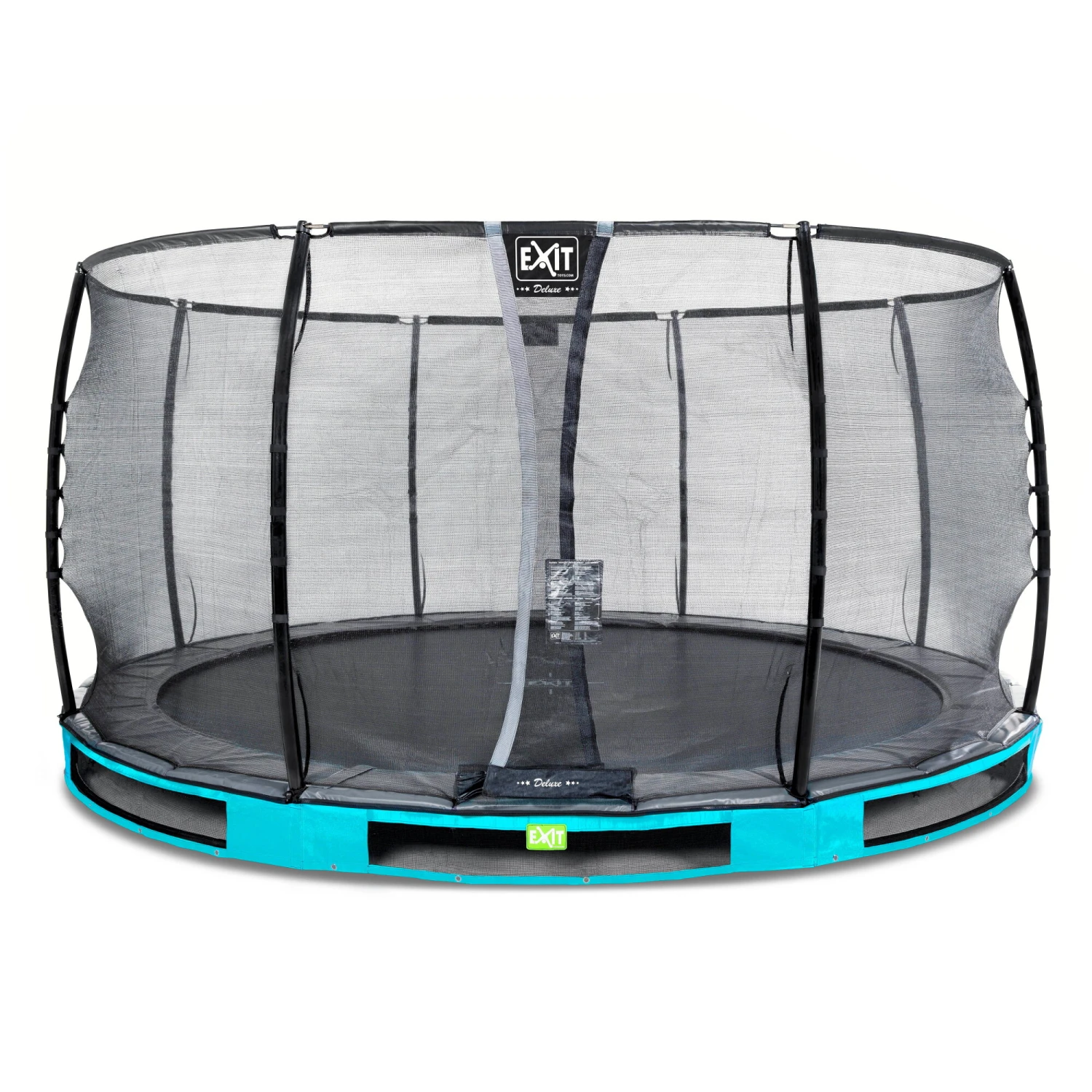 EXIT TOYS EXIT Elegant Premium Inground Trampoline ø427cm Met Deluxe Veiligheidsnet - Blauw 1 EXIT TOYS EXIT Elegant Premium Inground Trampoline ø427cm Met Deluxe Veiligheidsnet - Blauw