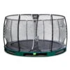 EXIT TOYS EXIT Elegant Premium Inground Trampoline ø427cm Met Deluxe Veiligheidsnet - Groen