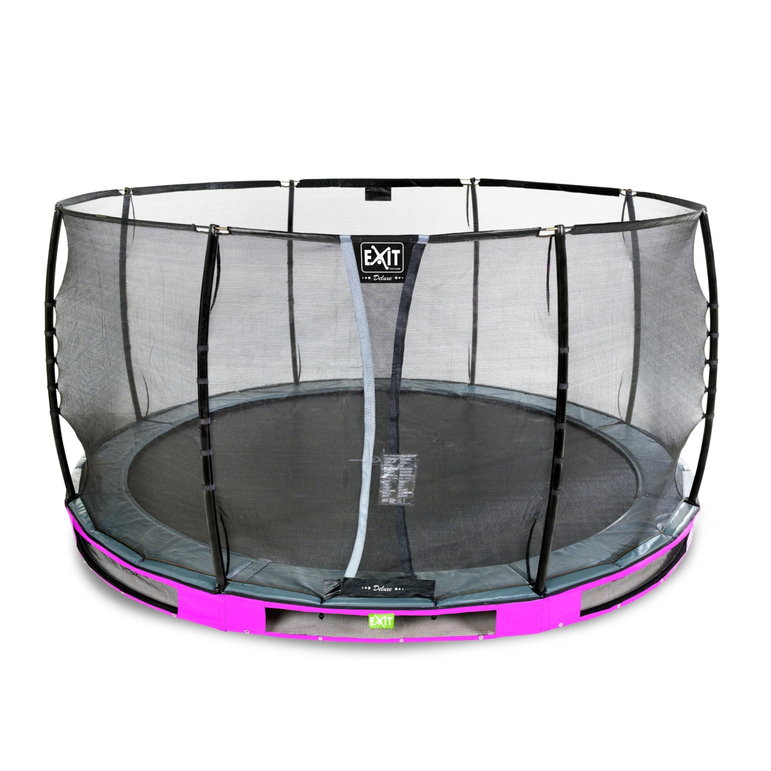 EXIT TOYS EXIT Elegant Premium Inground Trampoline ø427cm Met Deluxe Veiligheidsnet - Paars 2 EXIT TOYS EXIT Elegant Premium Inground Trampoline ø427cm Met Deluxe Veiligheidsnet - Paars - Afbeelding 2