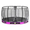 EXIT TOYS EXIT Elegant Premium Inground Trampoline ø427cm Met Deluxe Veiligheidsnet - Paars