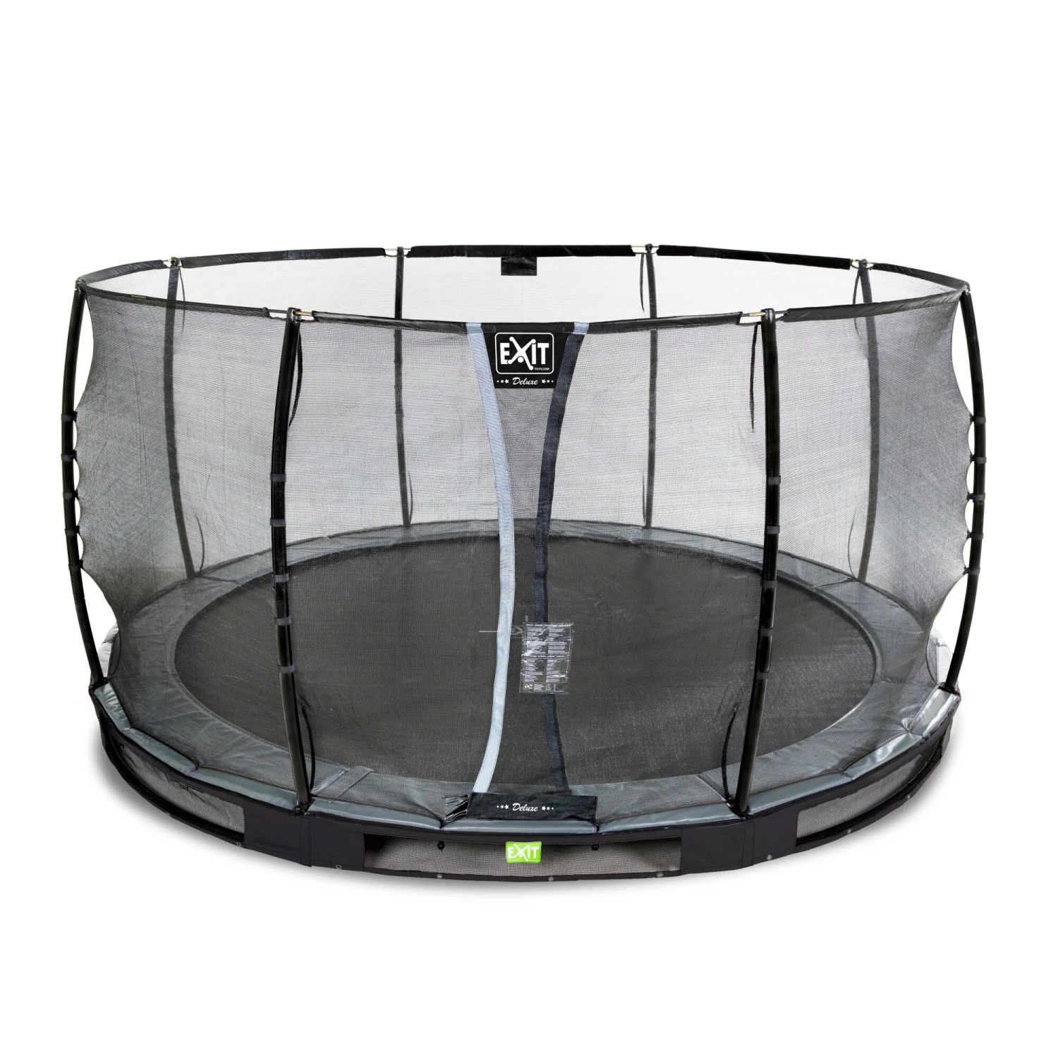 EXIT TOYS EXIT Elegant Premium Inground Trampoline ø427cm Met Deluxe Veiligheidsnet - Zwart 2 EXIT TOYS EXIT Elegant Premium Inground Trampoline ø427cm Met Deluxe Veiligheidsnet - Zwart - Afbeelding 2