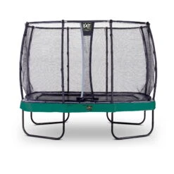 EXIT TOYS EXIT Elegant Premium Trampoline 214x366cm Met Deluxe Veiligheidsnet - Groen