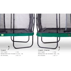 EXIT TOYS EXIT Elegant Premium Trampoline 214x366cm Met Deluxe Veiligheidsnet - Groen 16 EXIT TOYS EXIT Elegant Premium Trampoline 214x366cm Met Deluxe Veiligheidsnet - Groen -EXIT TOYS Winkel exit elegant premium trampoline 214x366cm met deluxe veiligheidsnet groen 3